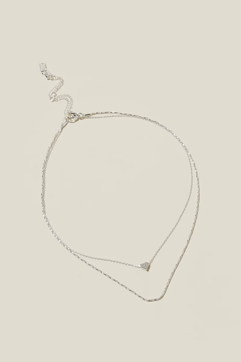 روبي 2Pk Fine Chain Necklace